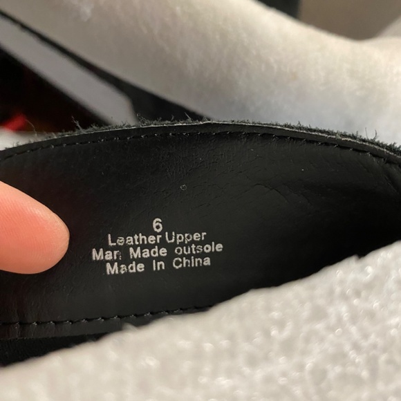 Tall Suede Leather Boots - Black - Picture 6 of 7